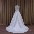 Sophisticated Traditional Satin Wedding Dress